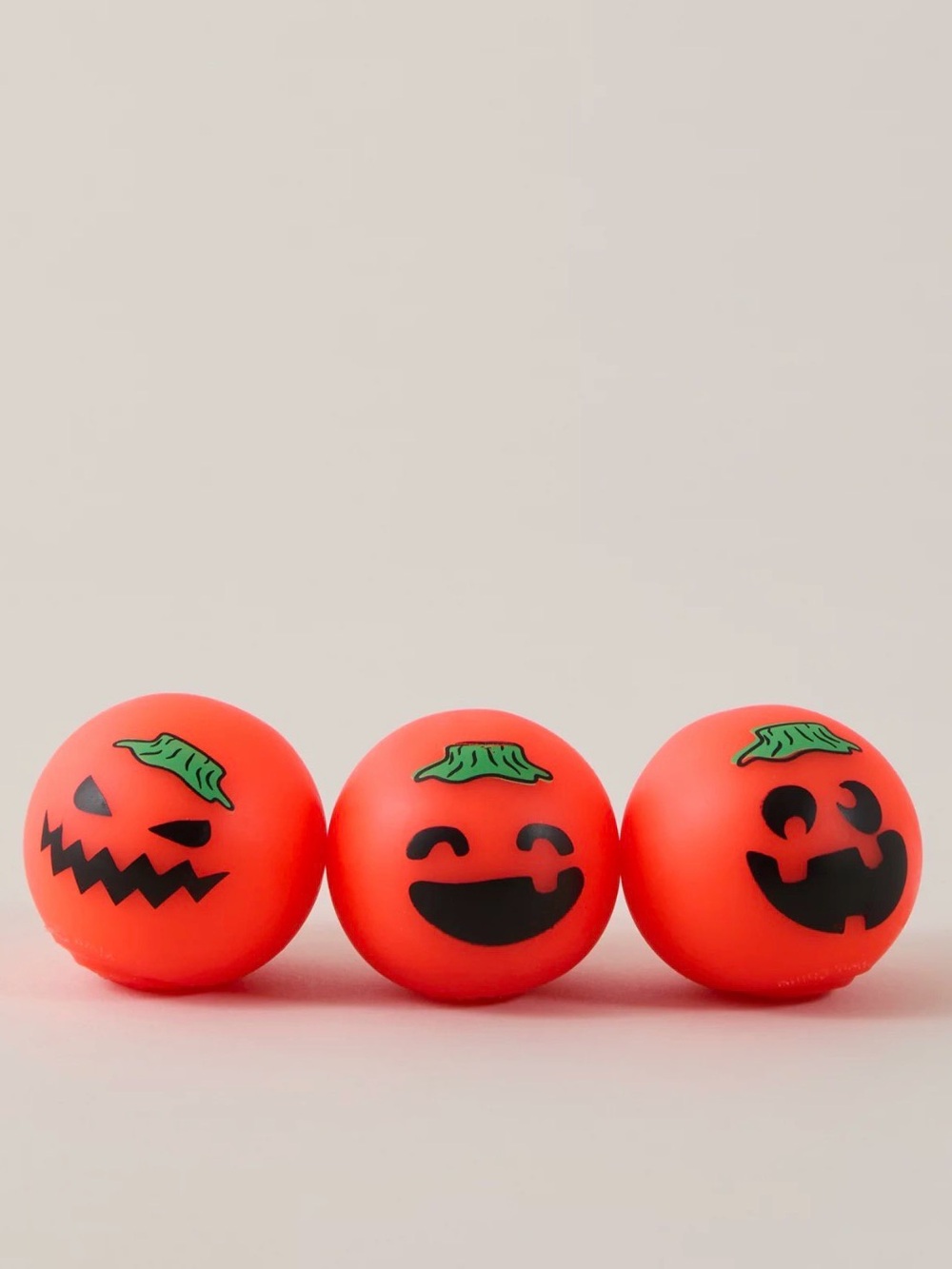 Authentic Needoh Needohween Jack Glow Lantern Squish Toy 3-Pack